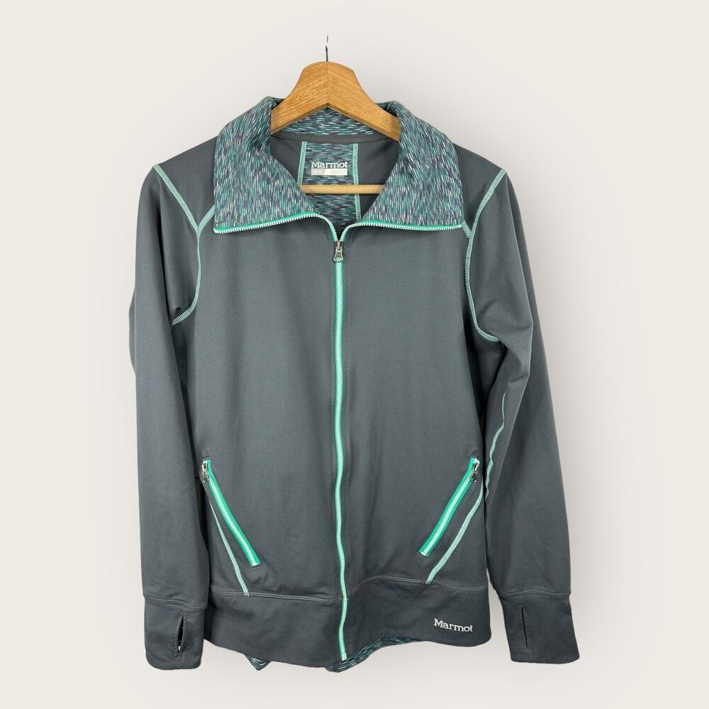 Marmot Womens Size Medium Full Zip Up Activewear Jacket Hiking Walking Gorpcore
